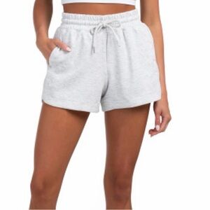 Yogalicious Light Gray Athletic Shorts